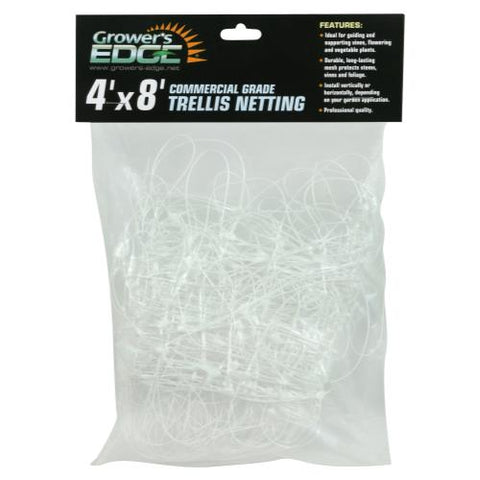 Grower's Edge Commercial Grade Trellis Netting 4 ft x 8 ft (30/Cs)